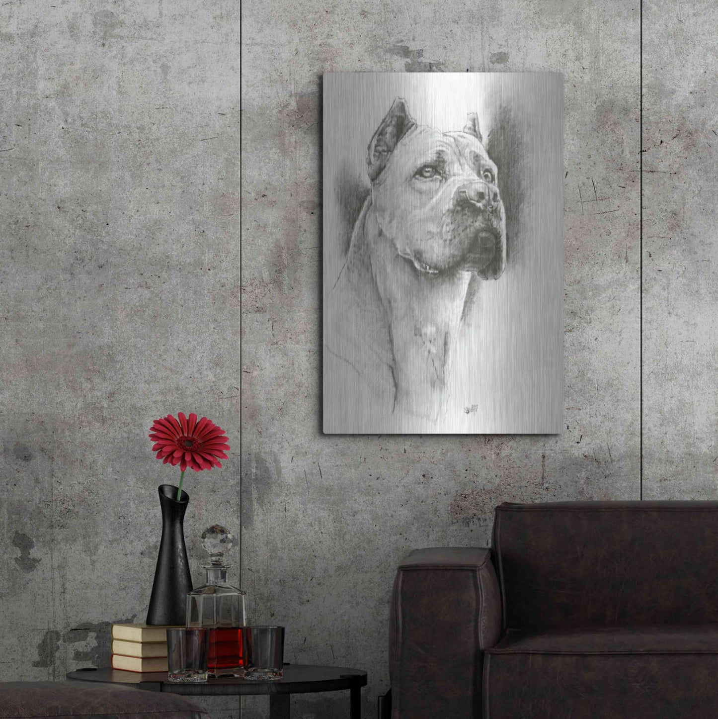 Luxe Metal Art 'Dynamic' by Barbara Keith, Metal Wall Art,24x36