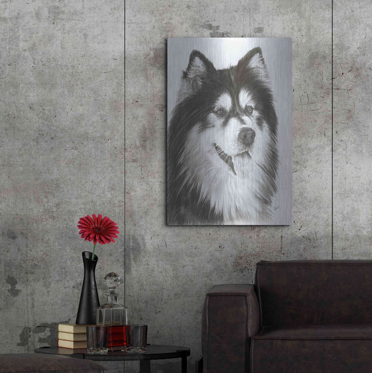 Luxe Metal Art 'Indomitablie' by Barbara Keith, Metal Wall Art,24x36