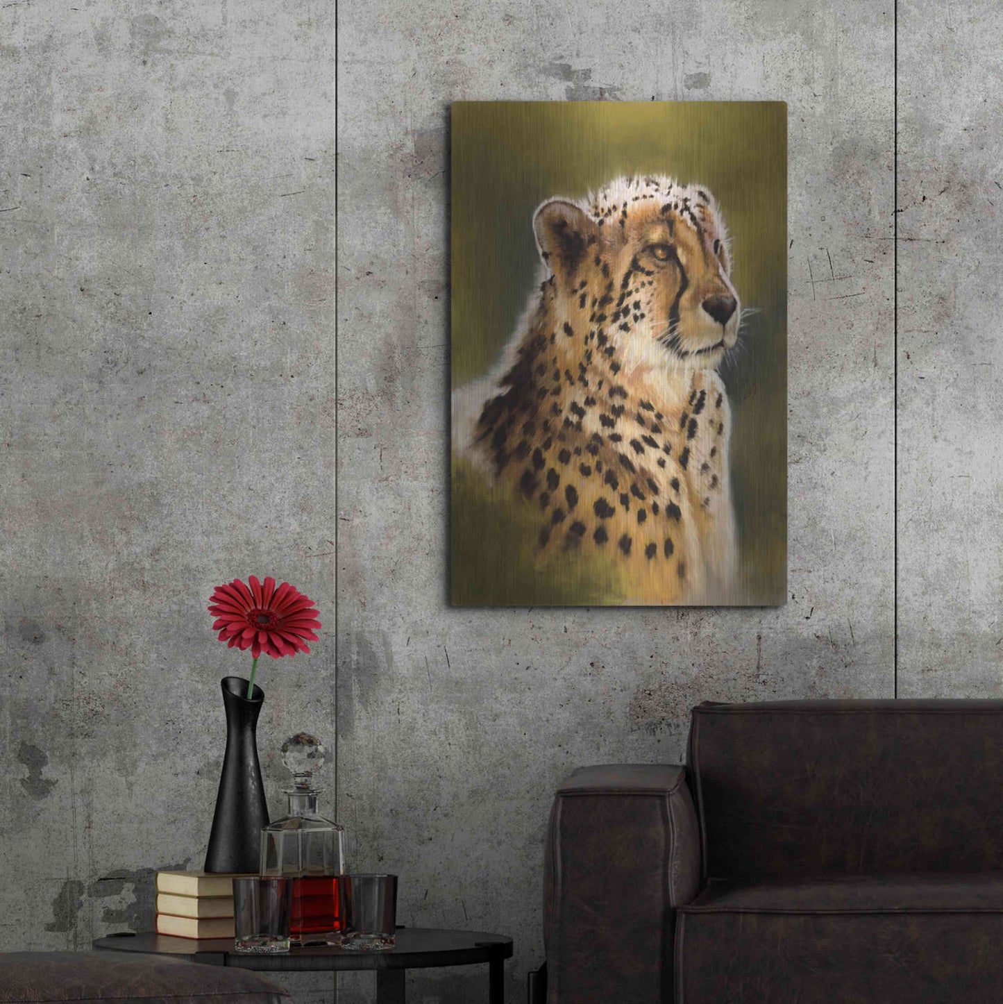 Luxe Metal Art 'Morning's Glow' by Barbara Keith, Metal Wall Art,24x36