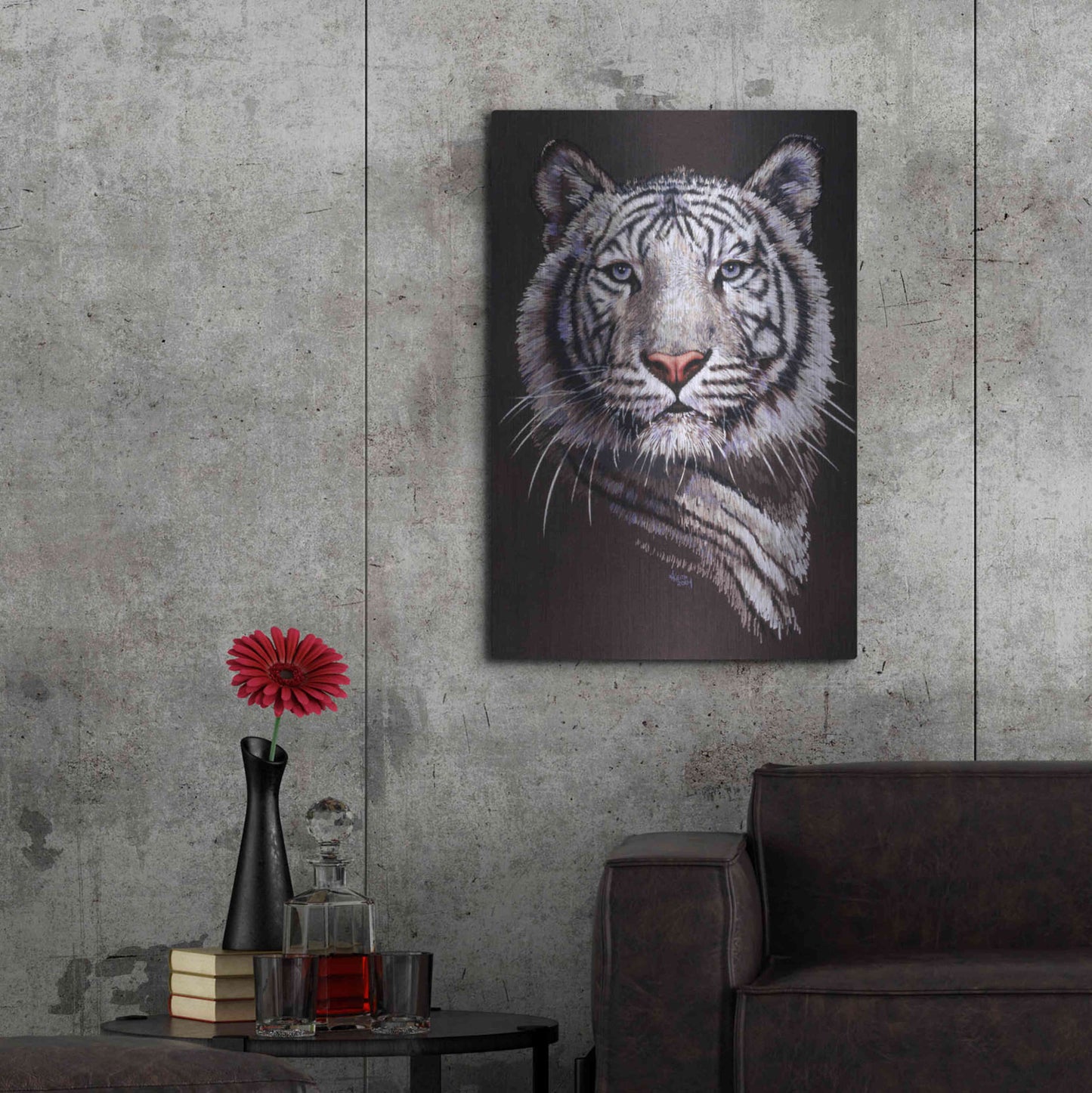 Luxe Metal Art 'Sorcerer' by Barbara Keith, Metal Wall Art,24x36