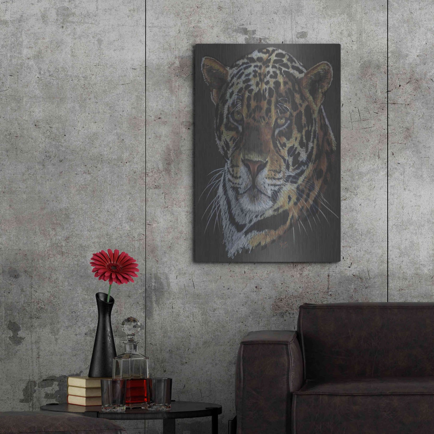 Luxe Metal Art 'Valiant' by Barbara Keith, Metal Wall Art,24x36