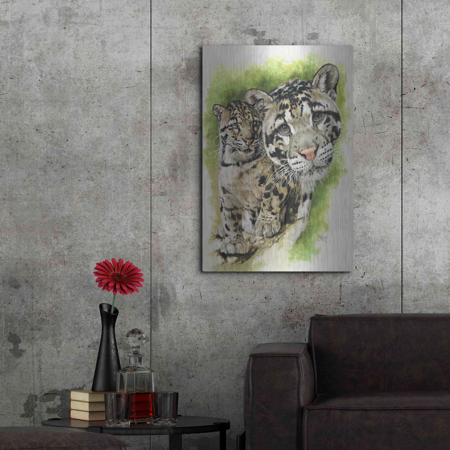 Luxe Metal Art 'Sovereignty' by Barbara Keith, Metal Wall Art,24x36