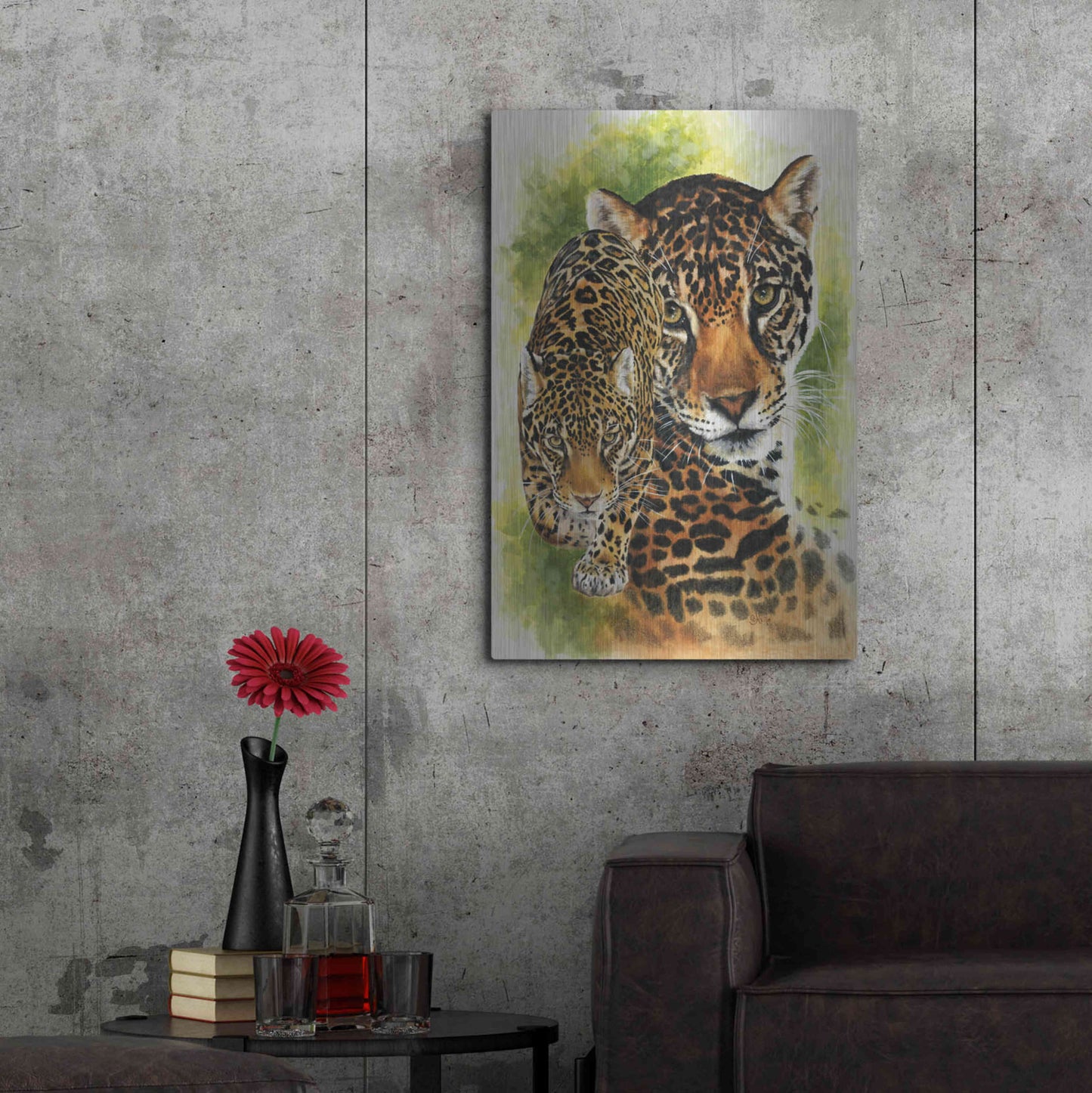 Luxe Metal Art 'Compelling' by Barbara Keith, Metal Wall Art,24x36