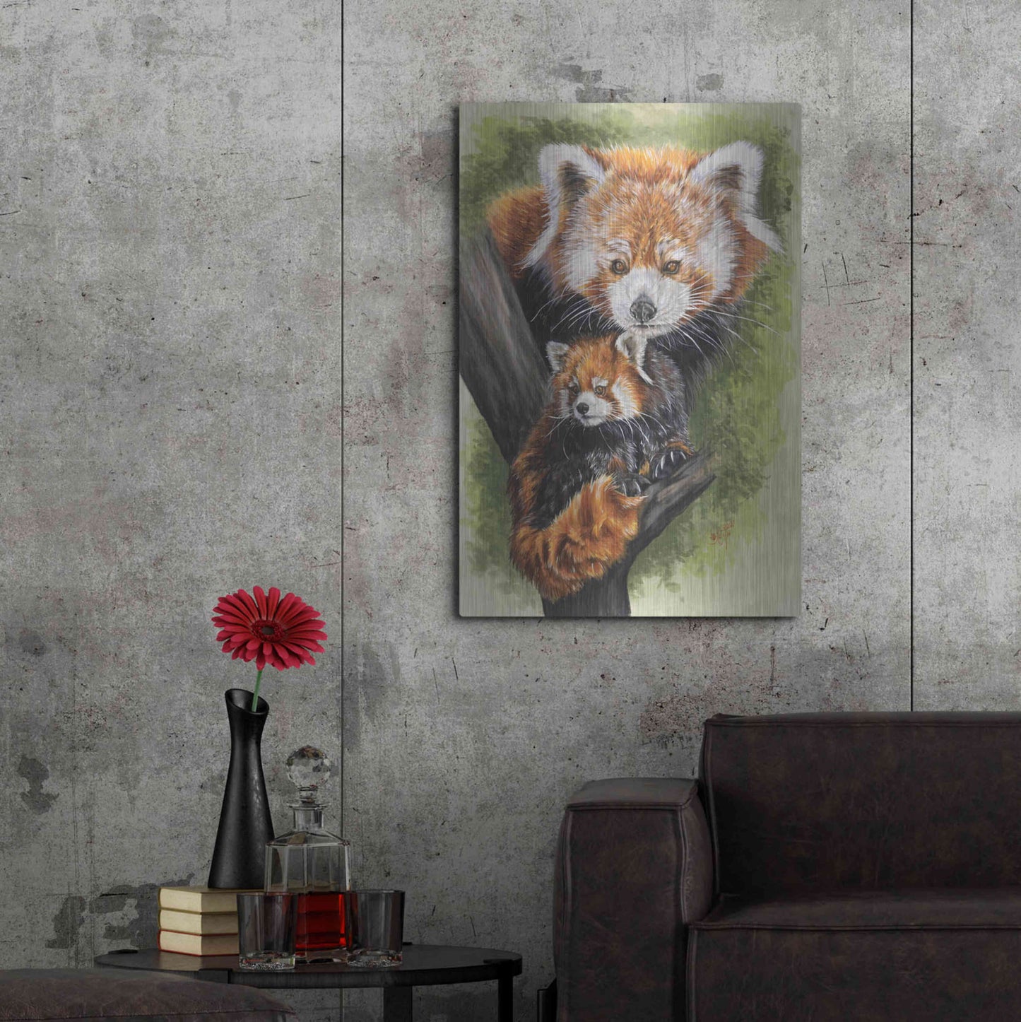 Luxe Metal Art 'Unique' by Barbara Keith, Metal Wall Art,24x36