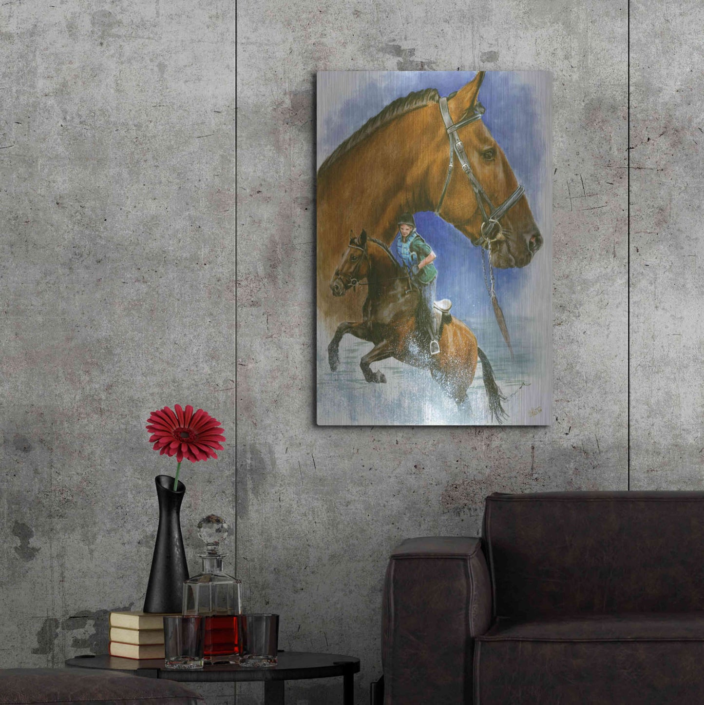 Luxe Metal Art 'Cleveland Bay' by Barbara Keith, Metal Wall Art,24x36