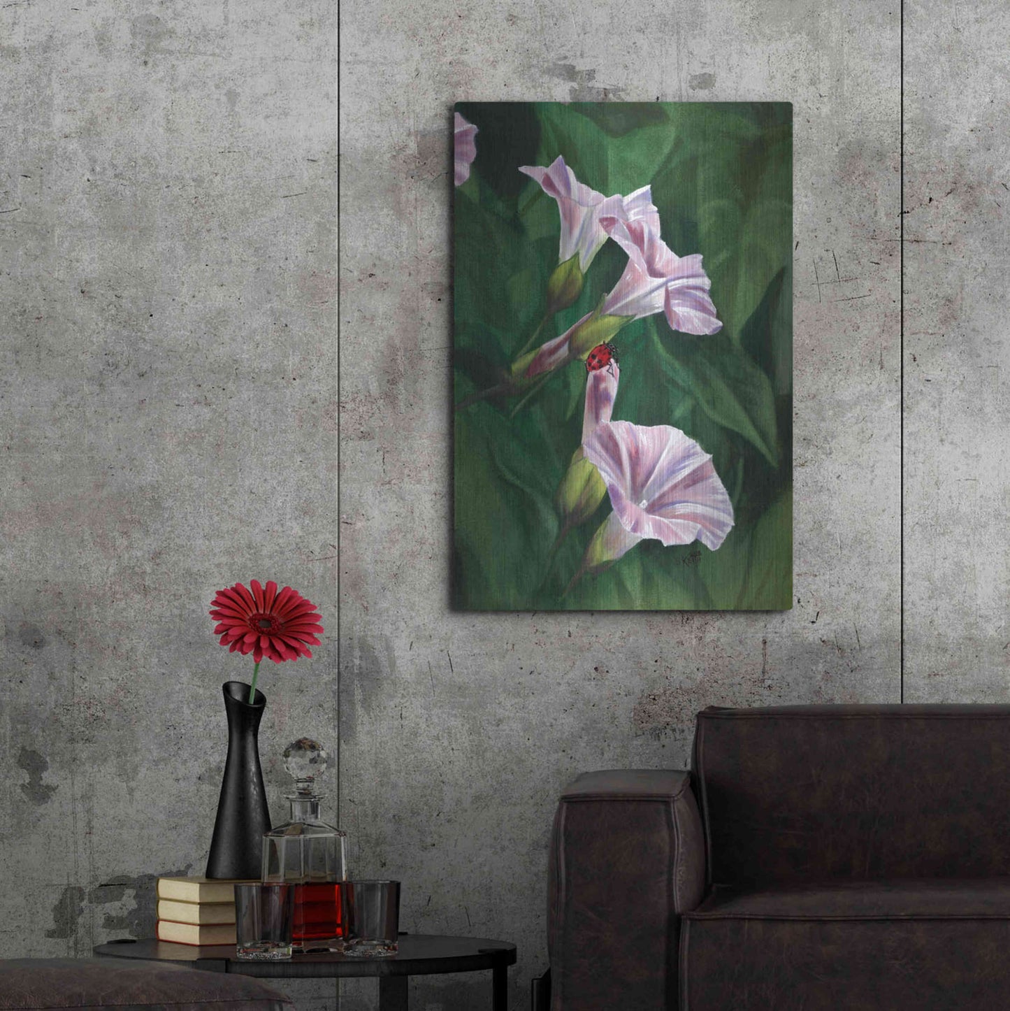 Luxe Metal Art 'Morning' by Barbara Keith, Metal Wall Art,24x36