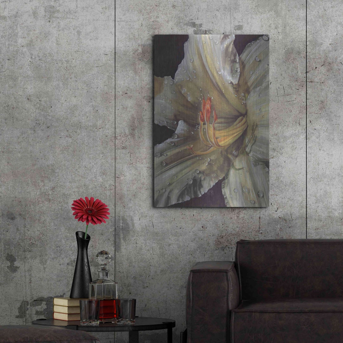 Luxe Metal Art 'Diamonds' by Barbara Keith, Metal Wall Art,24x36