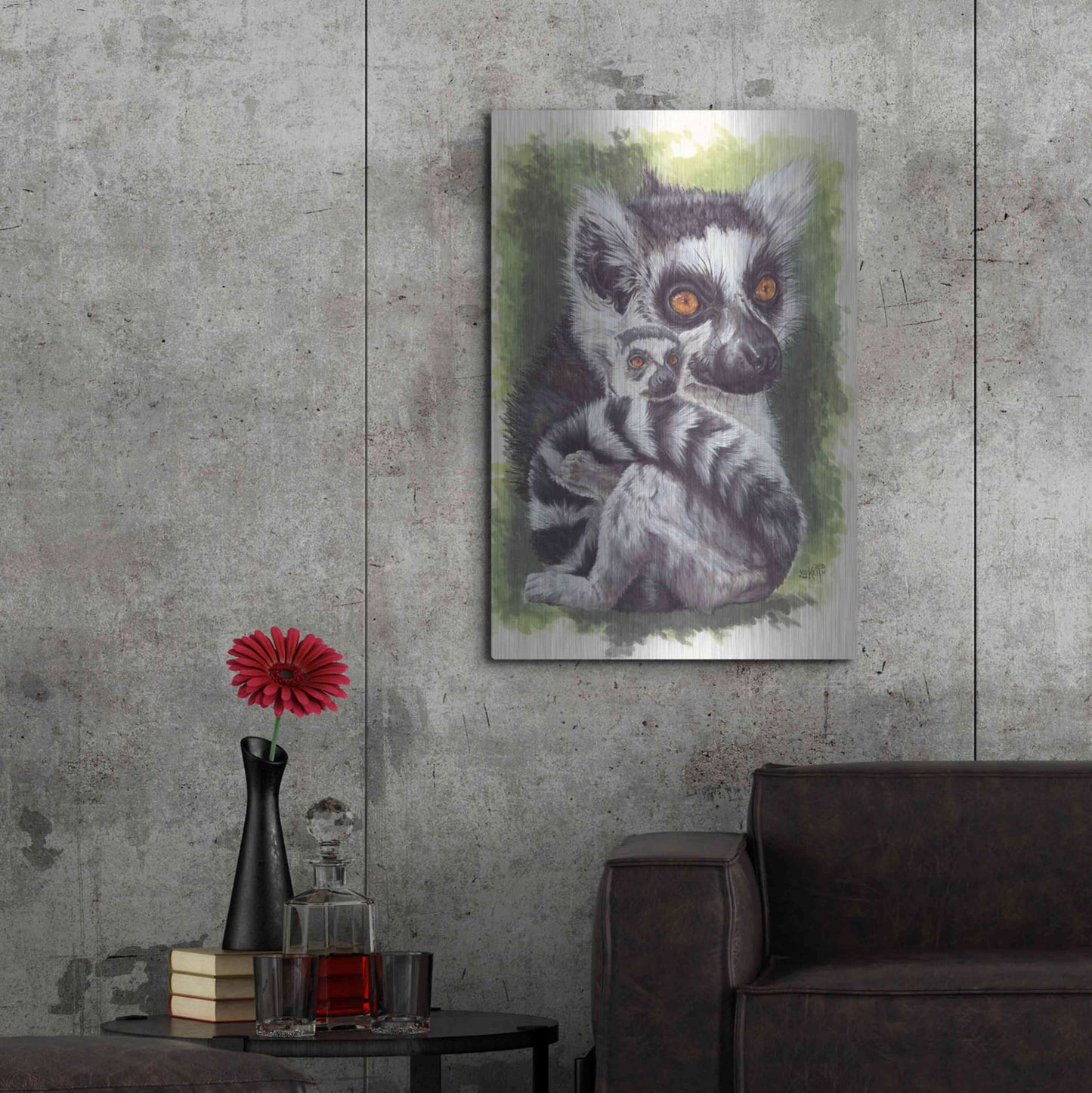 Luxe Metal Art 'Wistful' by Barbara Keith, Metal Wall Art,24x36