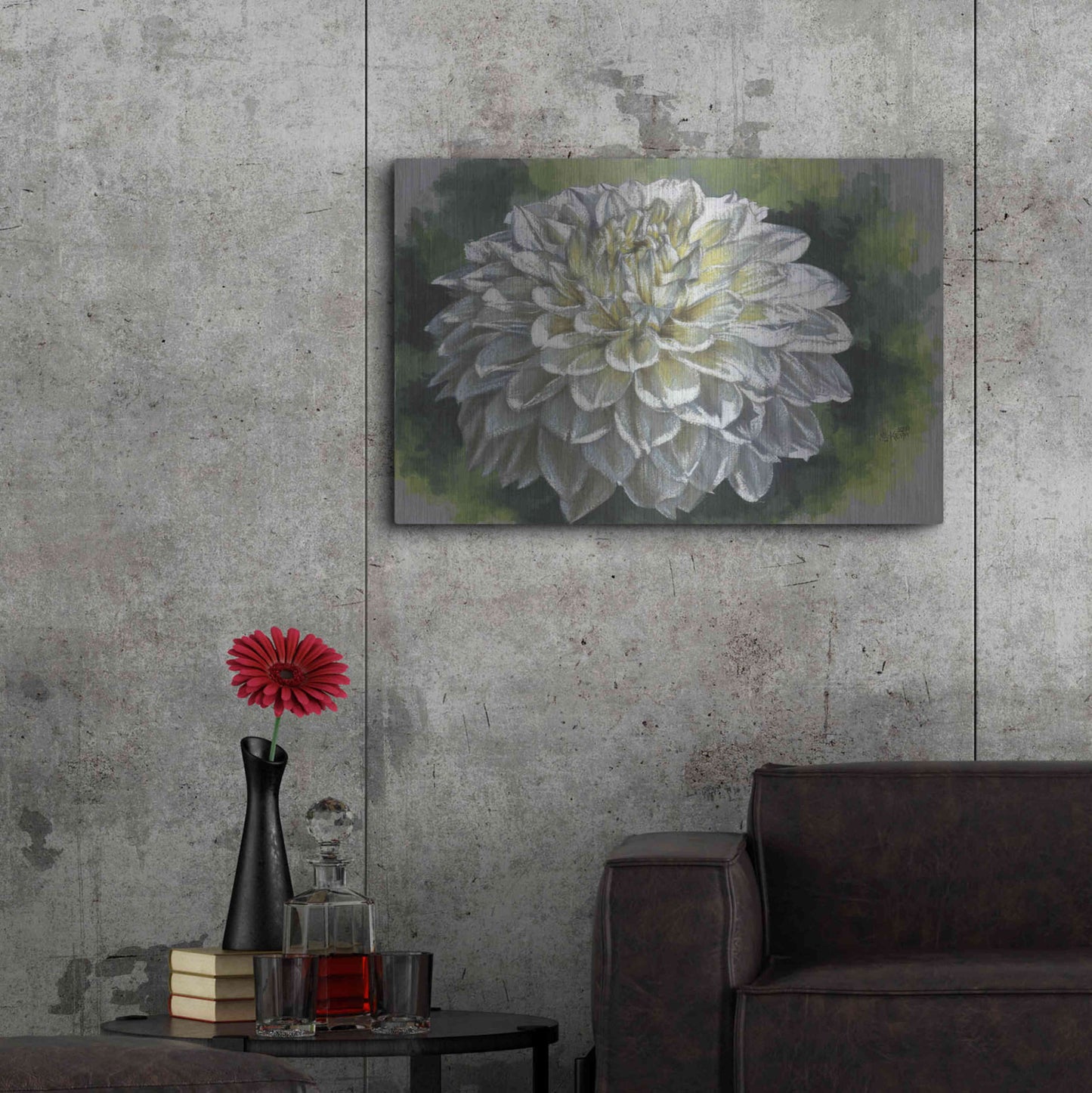 Luxe Metal Art 'Labyrinth' by Barbara Keith, Metal Wall Art,36x24