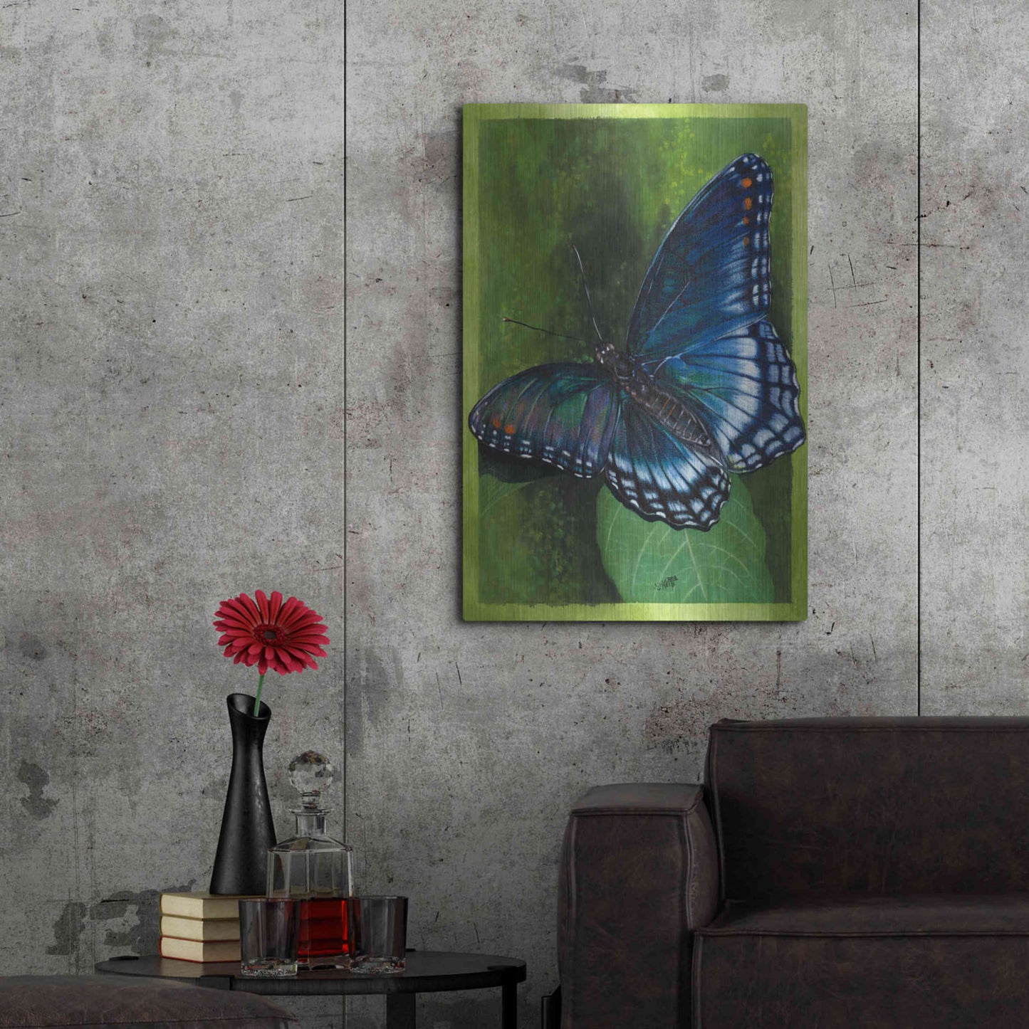 Luxe Metal Art 'Jewel Tones' by Barbara Keith, Metal Wall Art,24x36