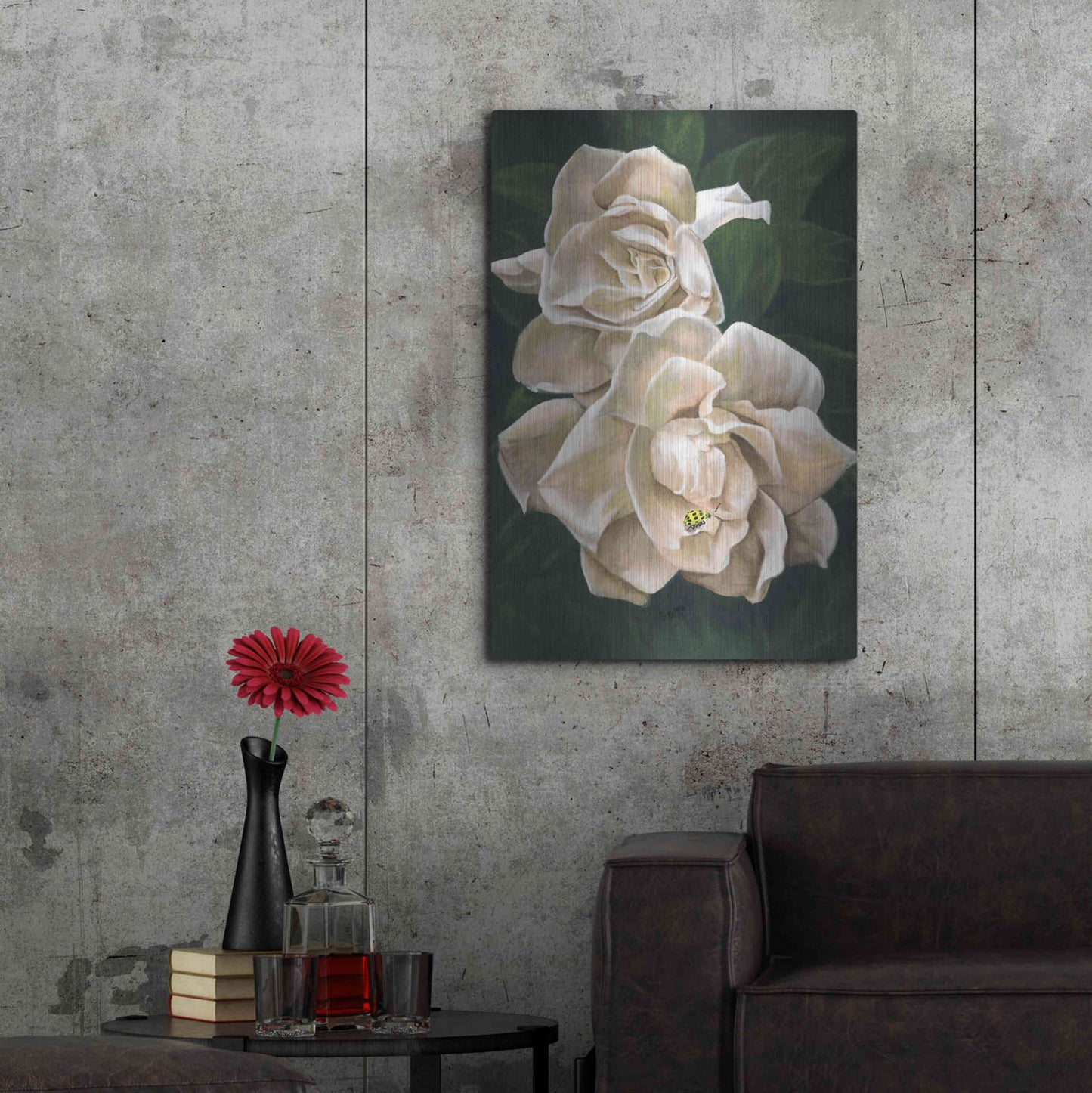 Luxe Metal Art 'Redolent' by Barbara Keith, Metal Wall Art,24x36