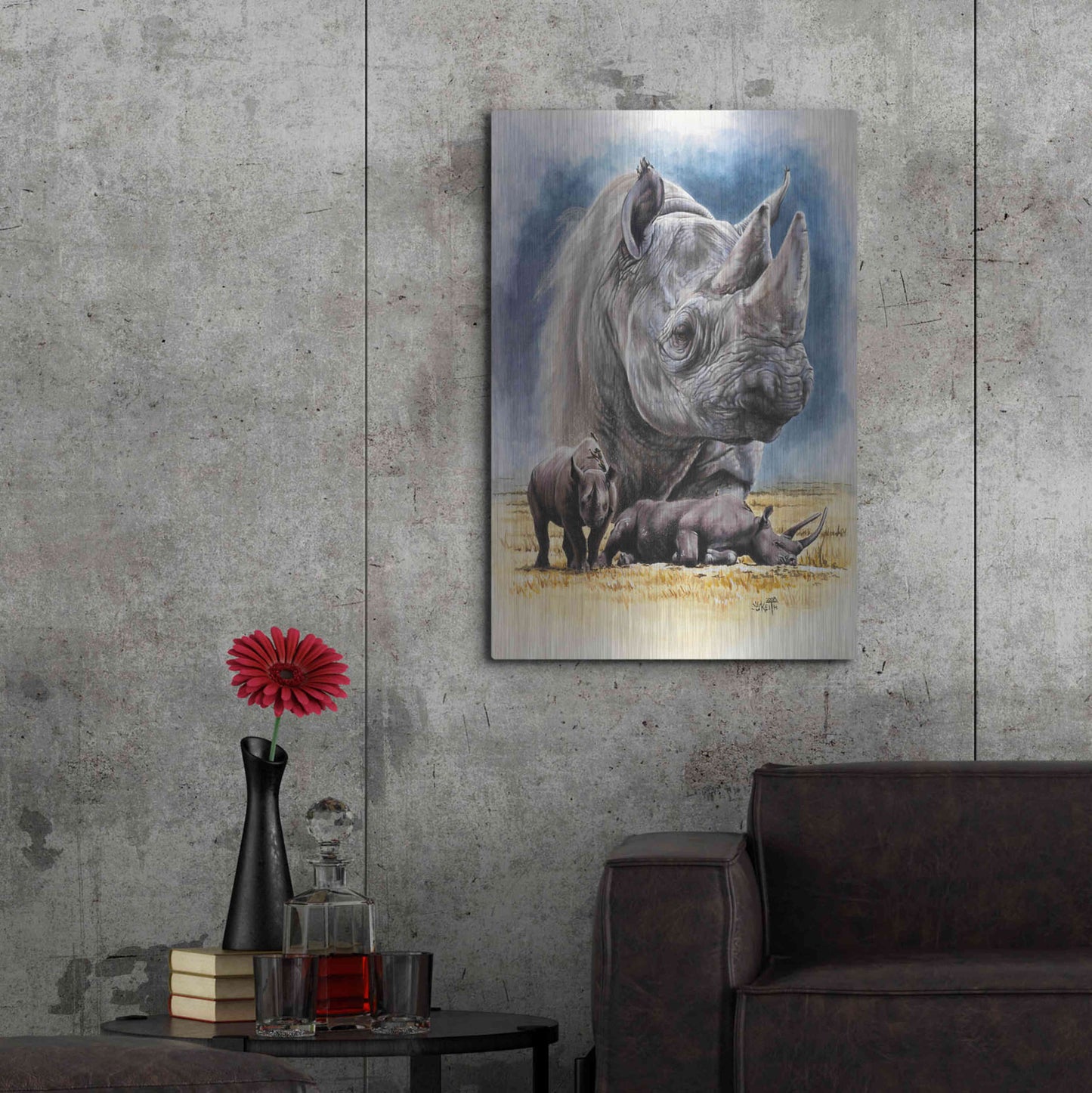 Luxe Metal Art 'Precarious' by Barbara Keith, Metal Wall Art,24x36