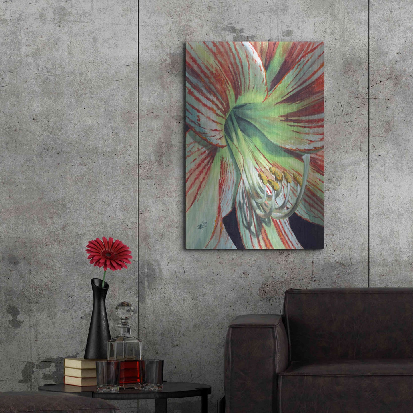 Luxe Metal Art 'Precious' by Barbara Keith, Metal Wall Art,24x36