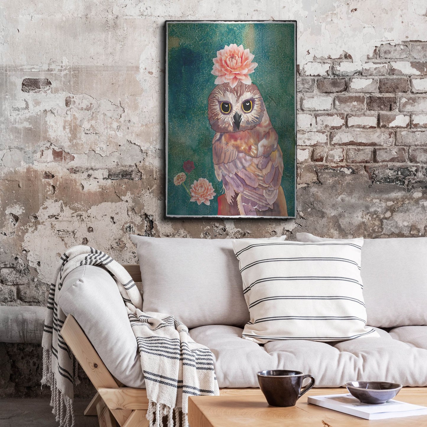 Luxe Metal Art 'Cherished' by Carissa Luminess, Metal Wall Art,24x36