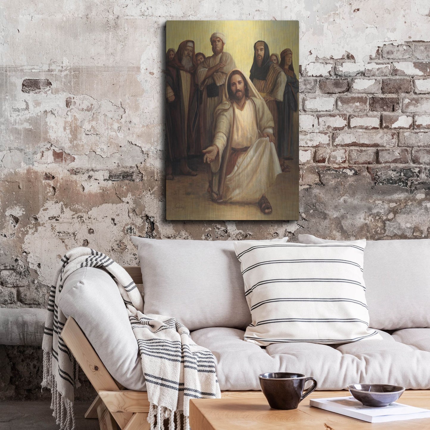 Luxe Metal Art 'The Healing Balm' by David Lindsley, Metal Wall Art,24x36