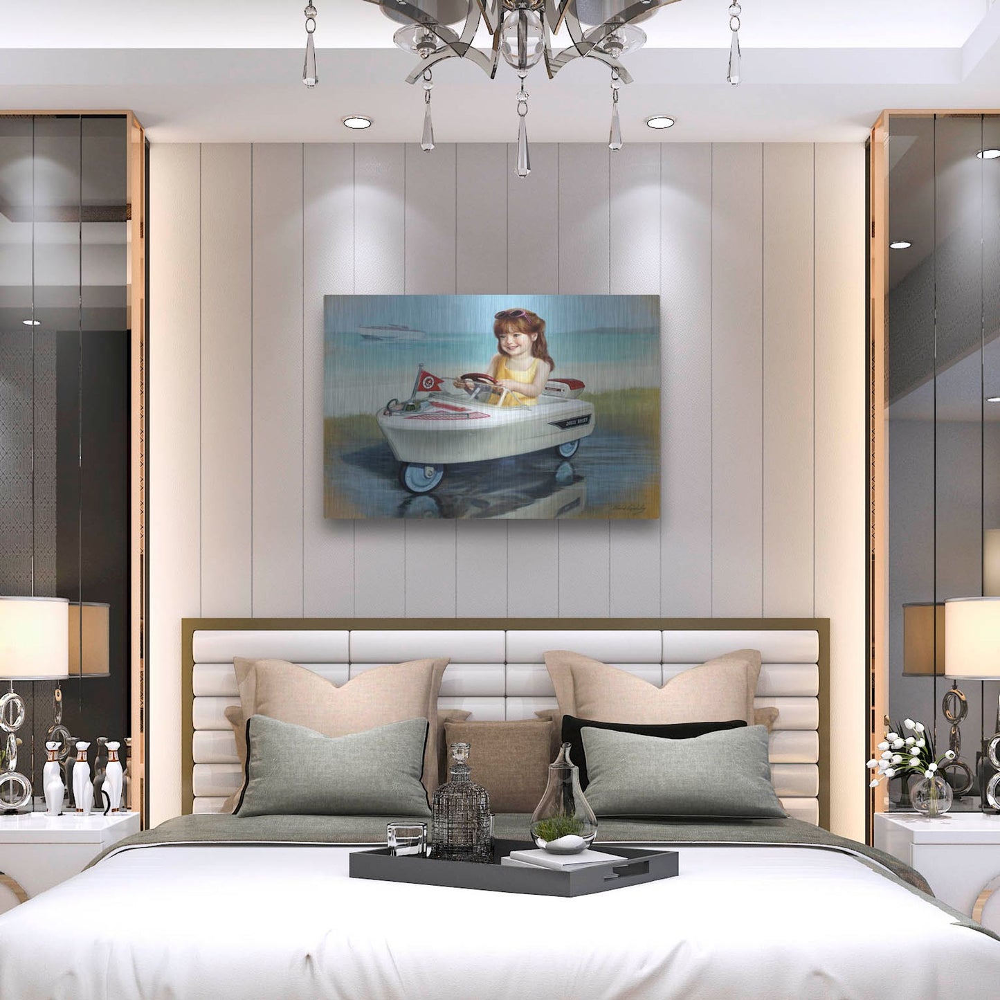 Luxe Metal Art '1968 Murray Jolly Rodger' by David Lindsley, Metal Wall Art,36x24