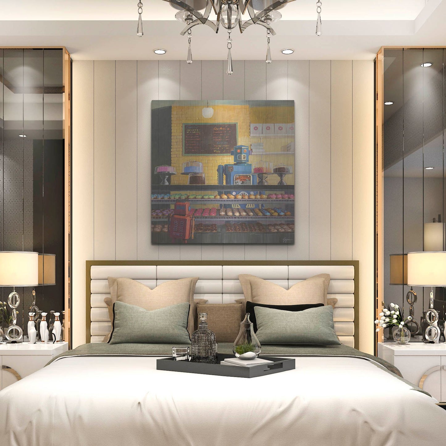 Luxe Metal Art 'Indecision' by Eric Joyner, Metal Wall Art,36x36