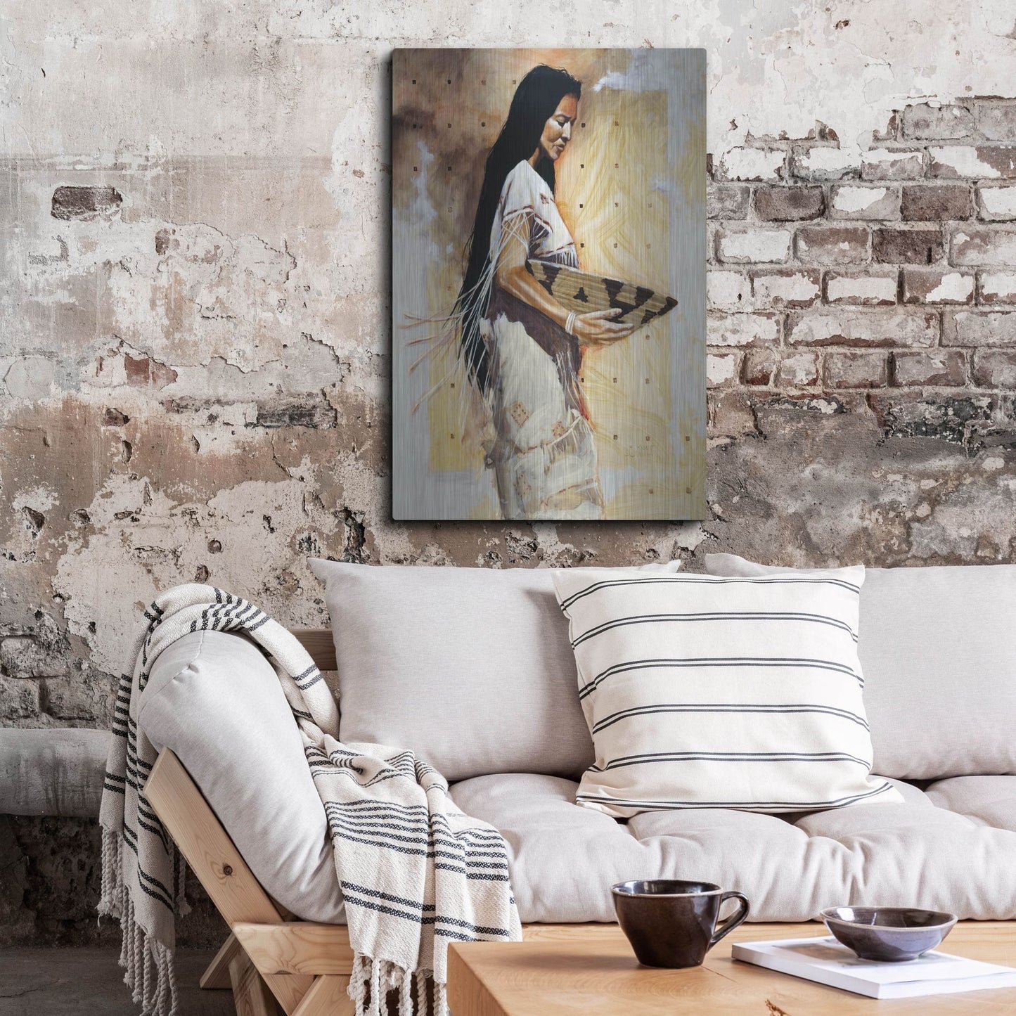 Luxe Metal Art 'Seeking Shade' by J. E. Knauf, Metal Wall Art,24x36