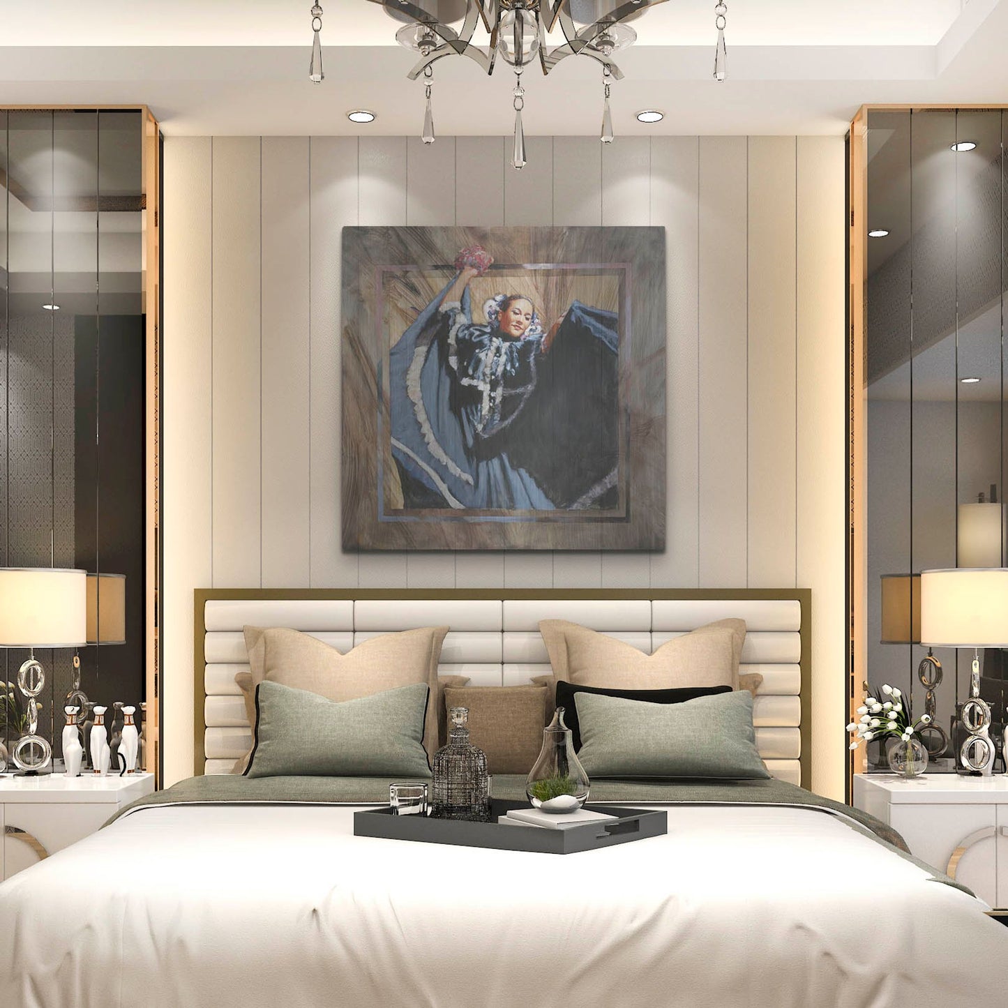 Luxe Metal Art 'Cinco De Mayo' by J. E. Knauf, Metal Wall Art,36x36