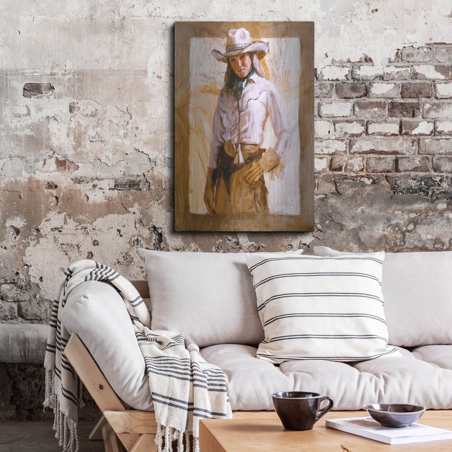 Luxe Metal Art 'I'Ll Count To Three' by J. E. Knauf, Metal Wall Art,24x36