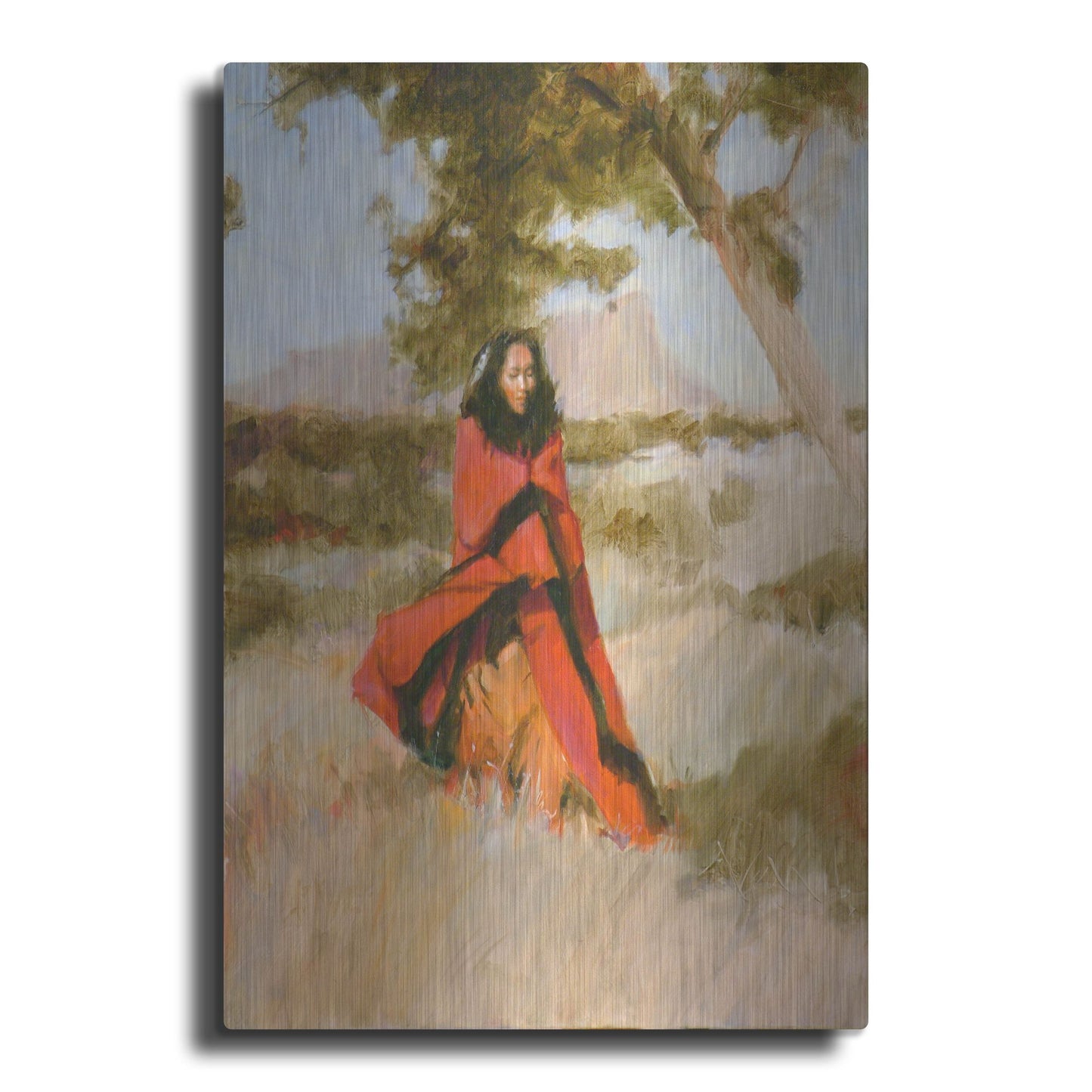 Luxe Metal Art 'Evening Walk' by J. E. Knauf, Metal Wall Art