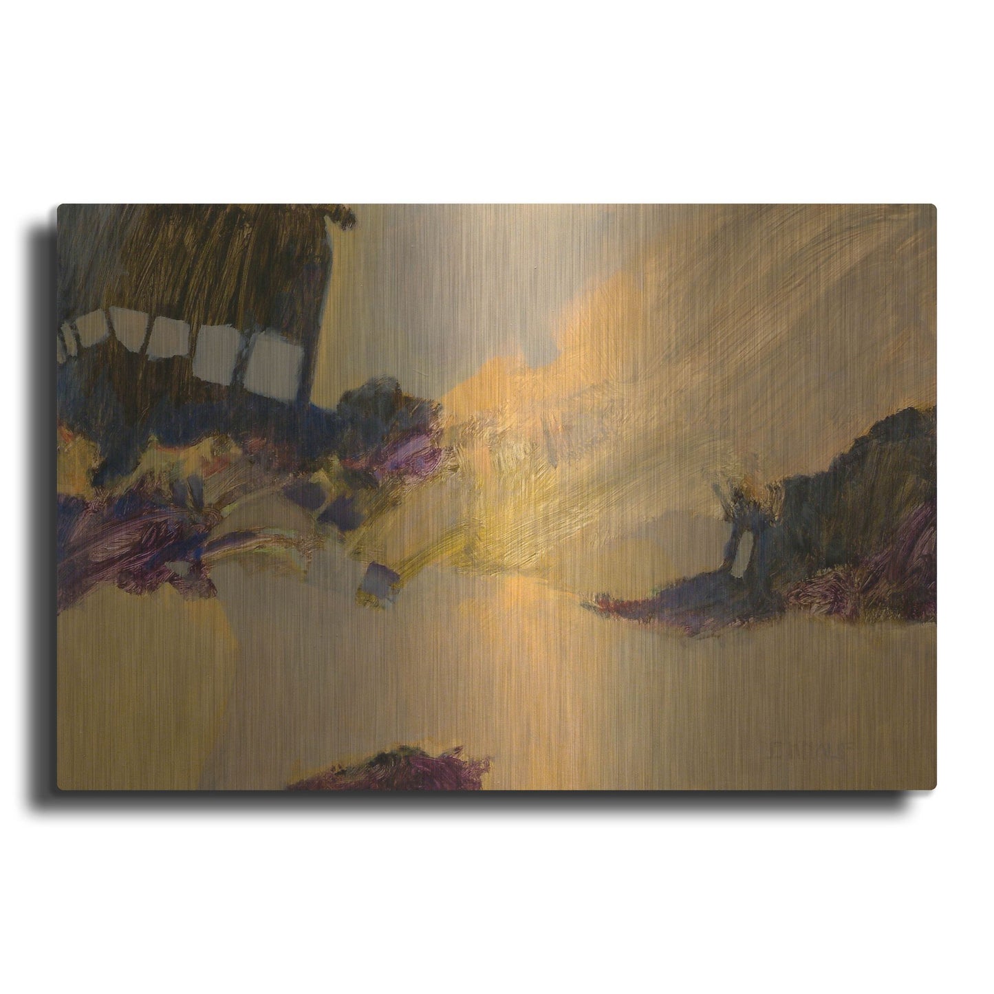 Luxe Metal Art 'Road To Walnut Canyon 2' by J. E. Knauf, Metal Wall Art