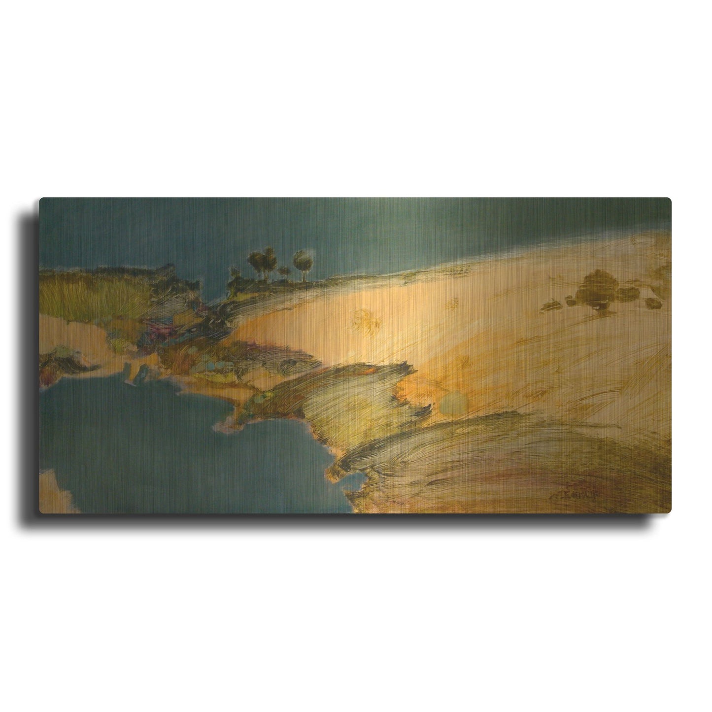 Luxe Metal Art 'Rotarua' by J. E. Knauf, Metal Wall Art