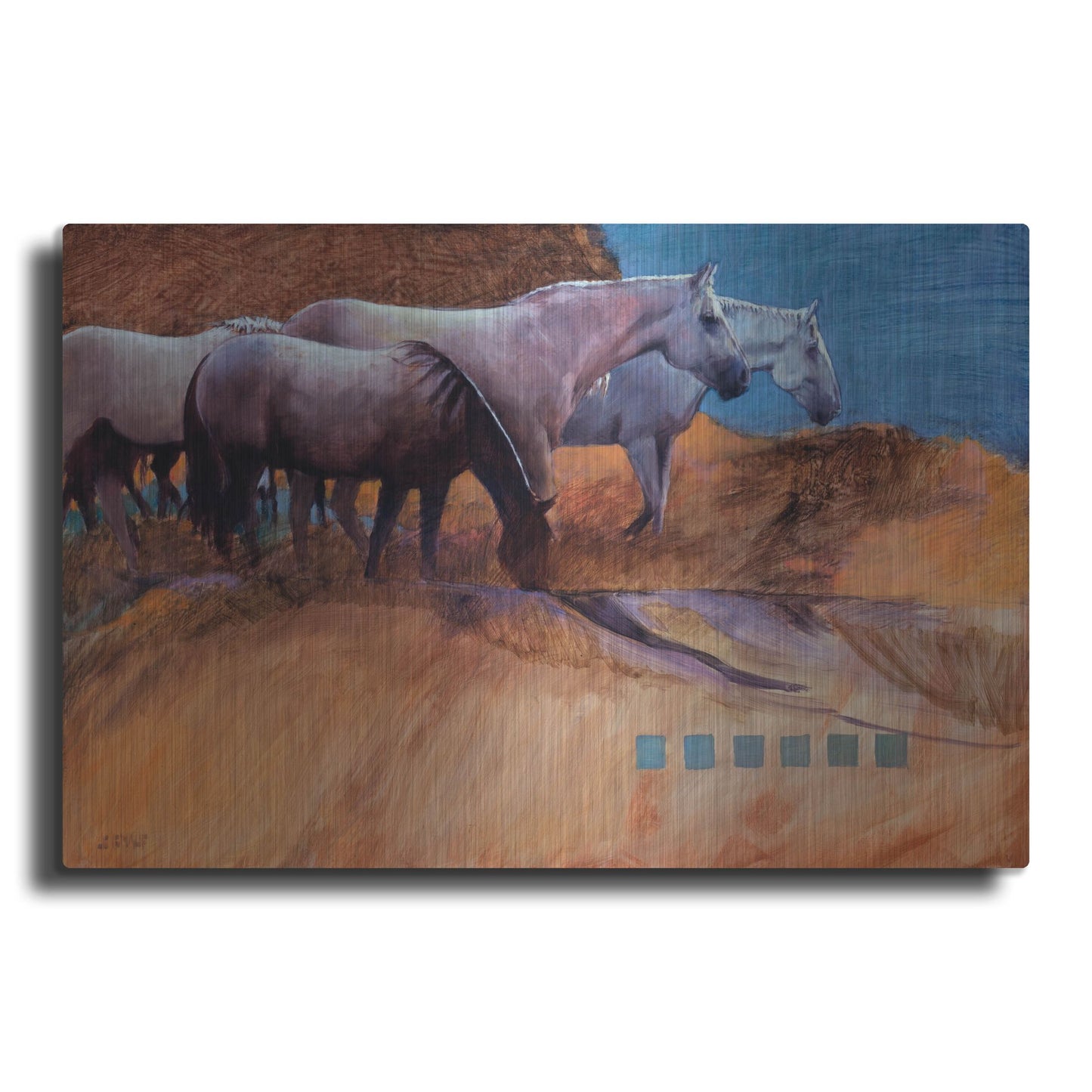 Luxe Metal Art 'Supai' by J. E. Knauf, Metal Wall Art