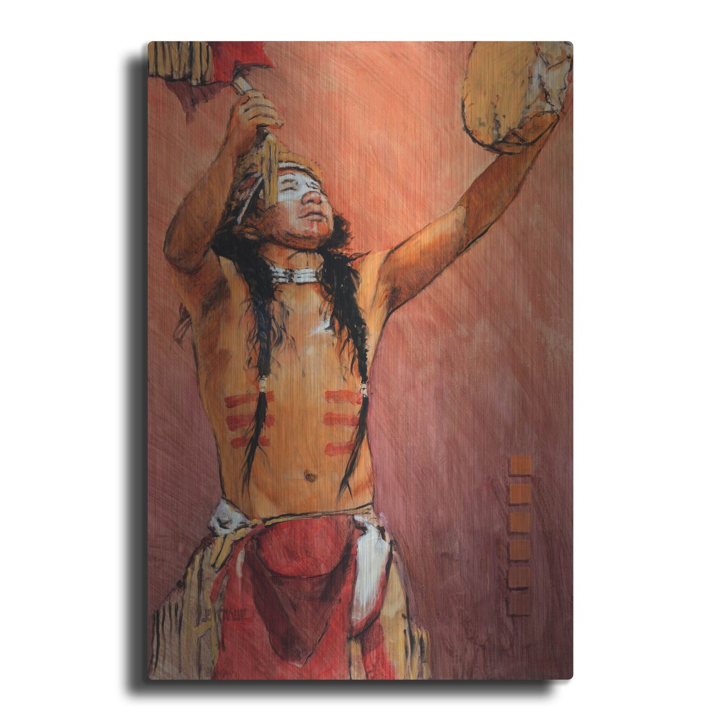 Luxe Metal Art 'Invocation' by J. E. Knauf, Metal Wall Art