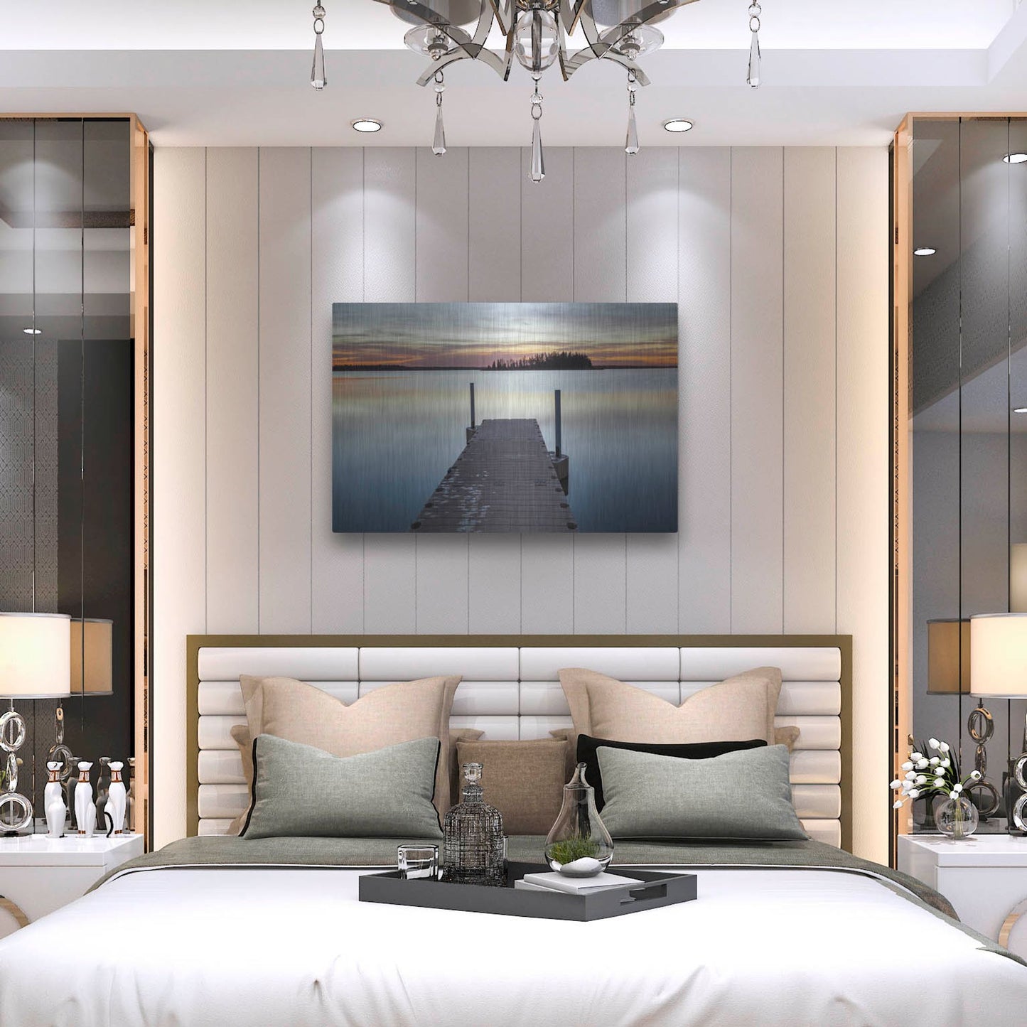 Luxe Metal Art 'Elk Island 1' by Joe Reimer Photography, Metal Wall Art,36x24