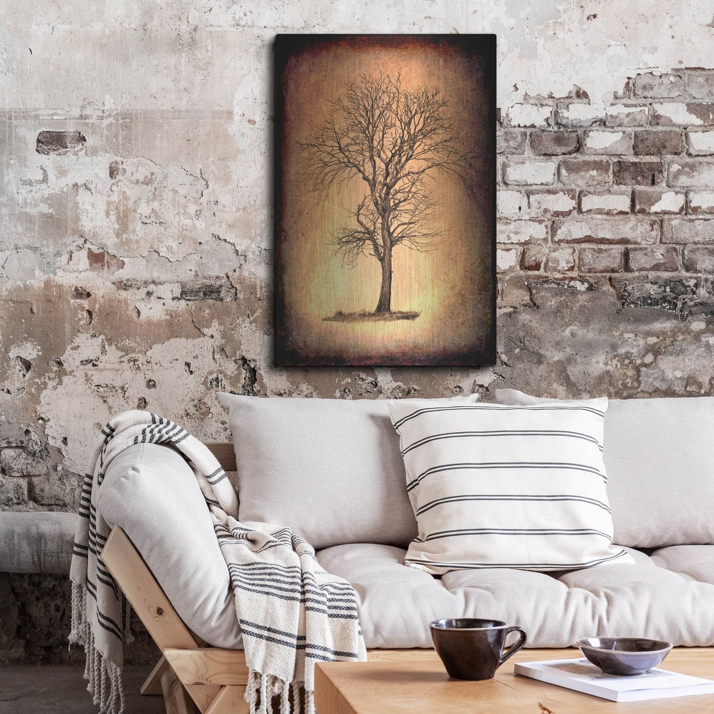 Luxe Metal Art 'For the Love of Trees II' by Lightbox Journal, Metal Wall Art,24x36