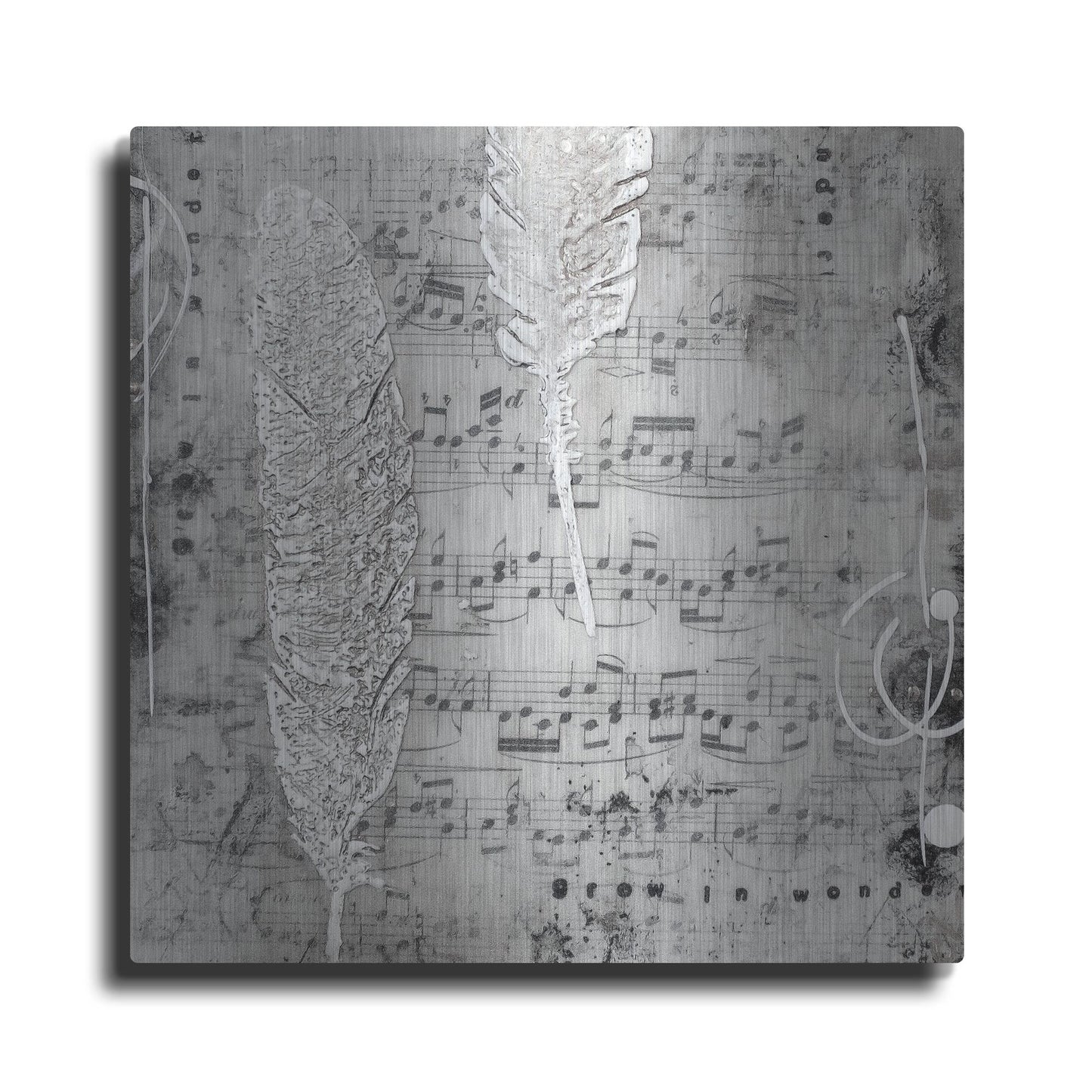 Luxe Metal Art 'Heaven Sent 2' by LovIsArt, Metal Wall Art