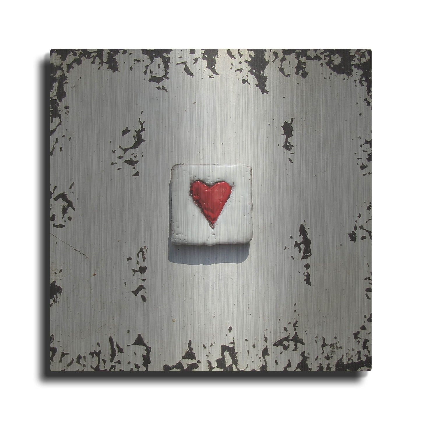 Luxe Metal Art 'Once Upon A Love 5' by LovIsArt, Metal Wall Art