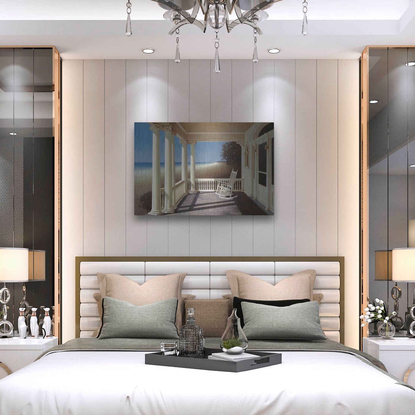 Luxe Metal Art 'North Sea' by Zhen-Huan Lu, Metal Wall Art,36x24