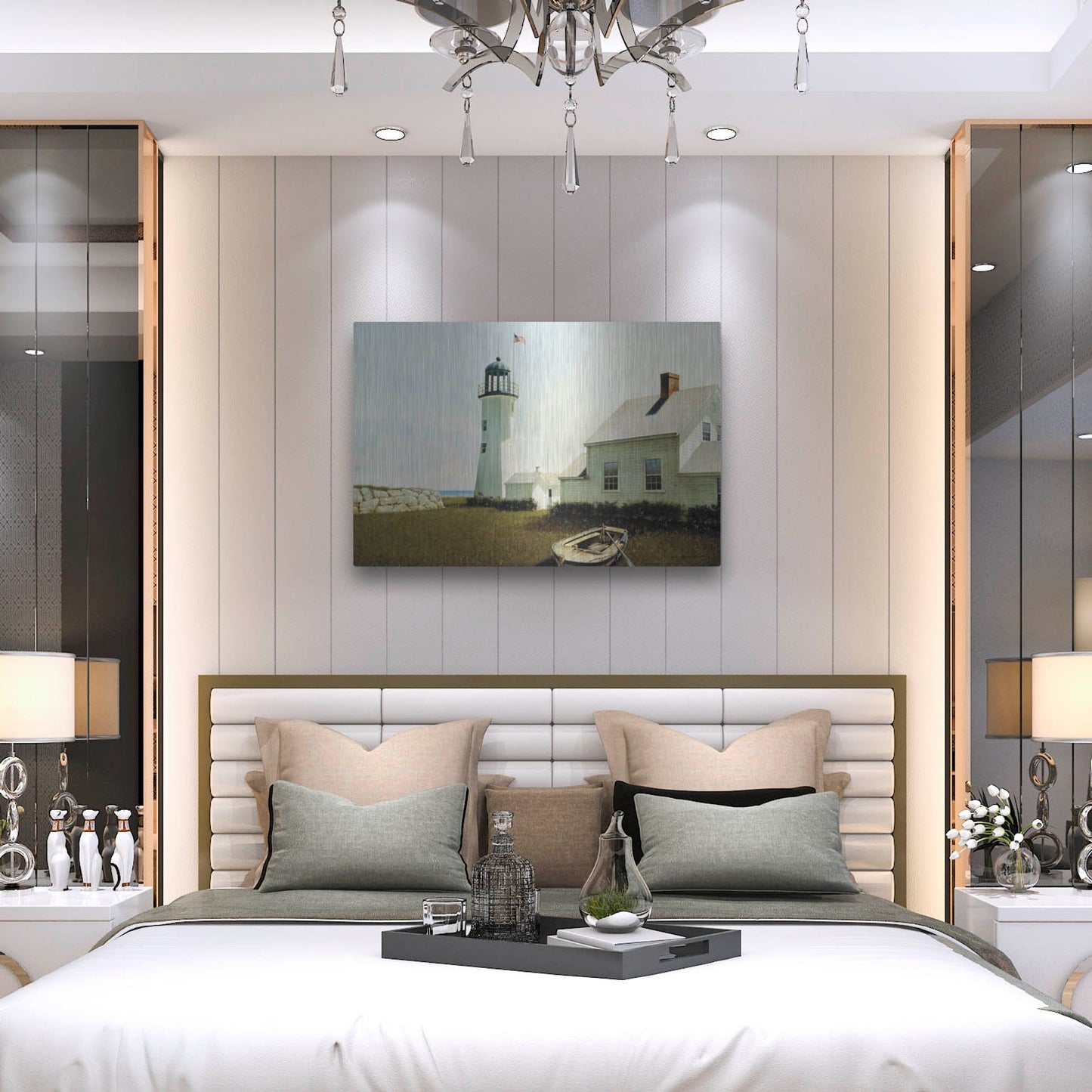 Luxe Metal Art 'Point Lookout' by Zhen-Huan Lu, Metal Wall Art,36x24