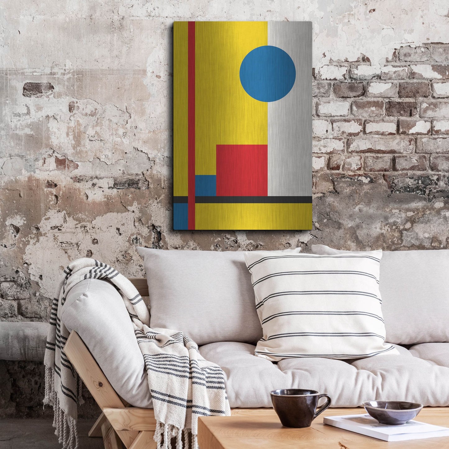 Luxe Metal Art 'Bauhaus' by Gary Williams, Metal Wall Art,24x36