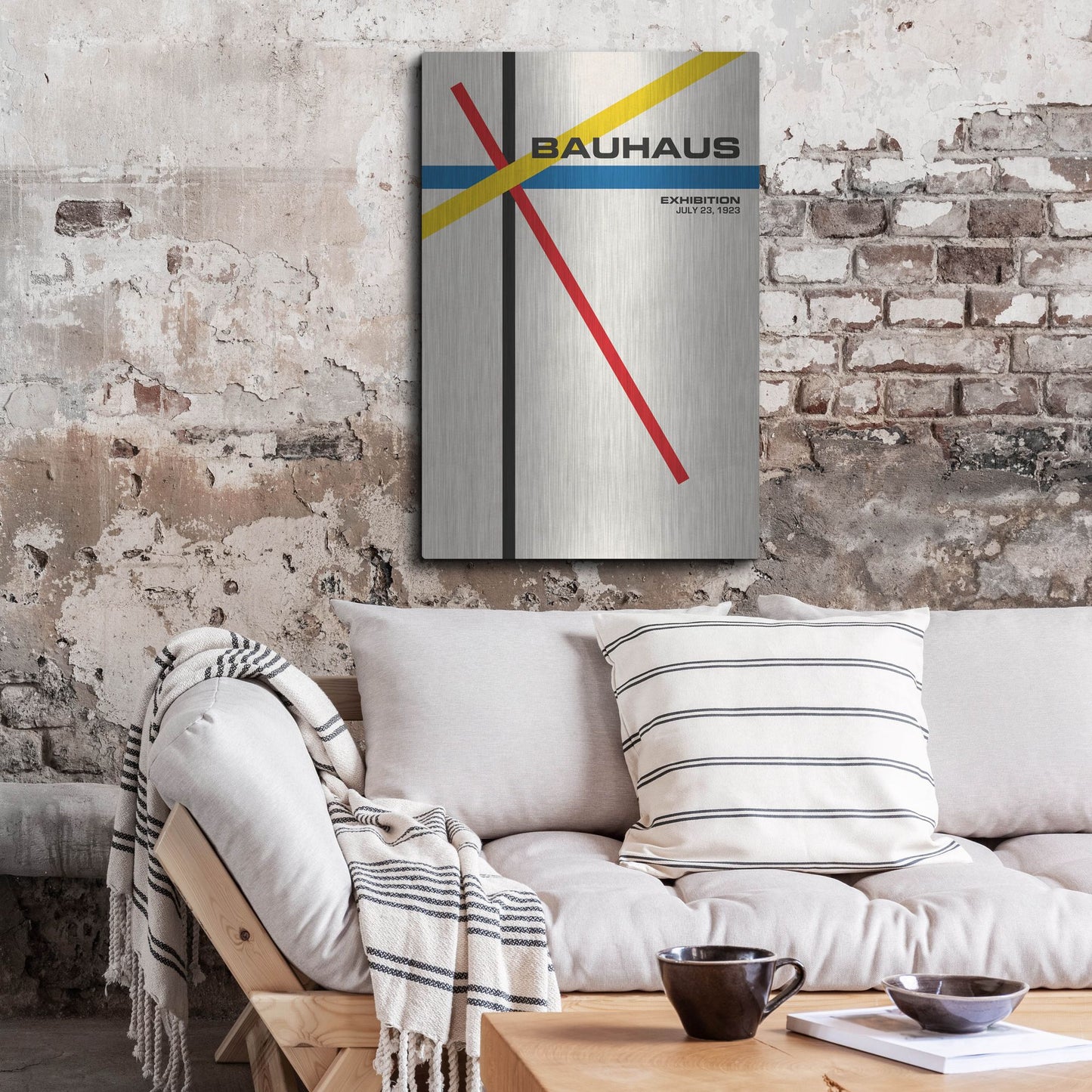 Luxe Metal Art 'Bauhaus 5' by Gary Williams, Metal Wall Art,24x36
