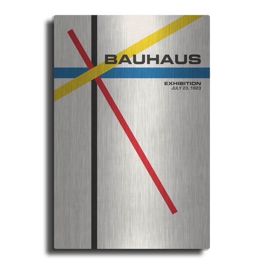 Luxe Metal Art 'Bauhaus 5' by Gary Williams, Metal Wall Art