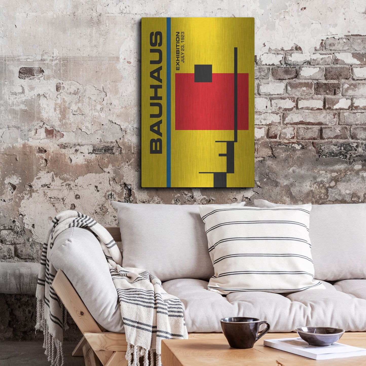 Luxe Metal Art 'Bauhaus 6' by Gary Williams, Metal Wall Art,24x36