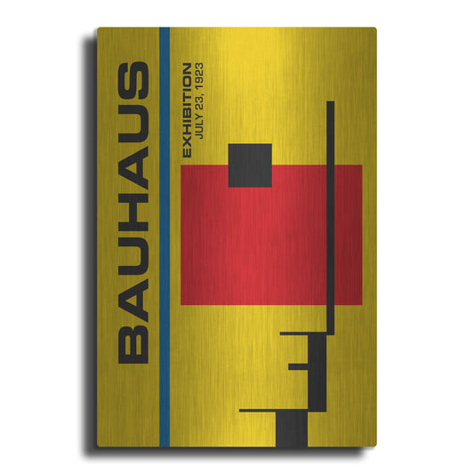 Luxe Metal Art 'Bauhaus 6' by Gary Williams, Metal Wall Art
