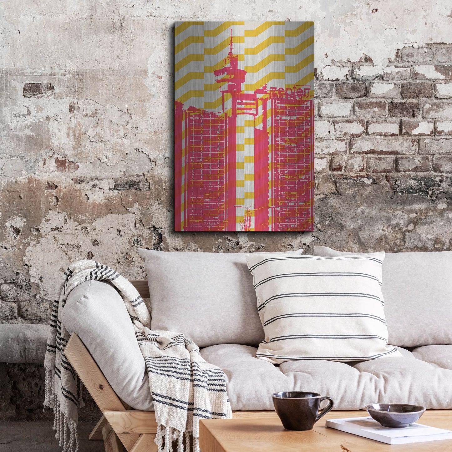 Luxe Metal Art 'Architecture 2' by Gary Williams, Metal Wall Art,24x36