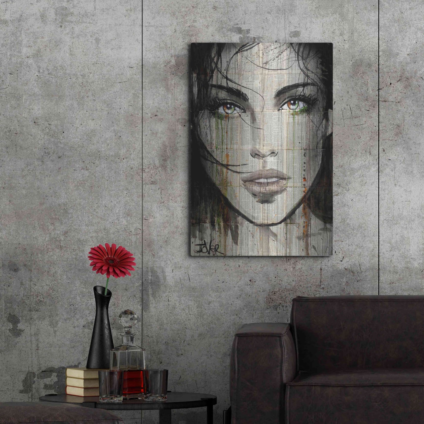 Luxe Metal Art 'Another Kind' by Loui Jover, Metal Wall Art,24x36