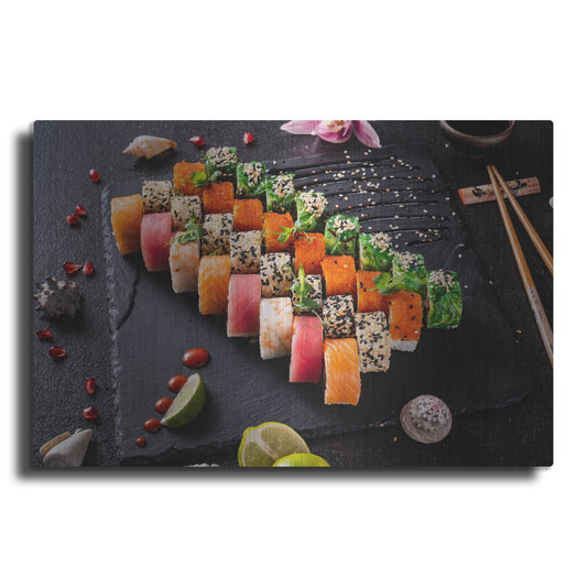 Luxe Metal Art 'Sushi Board' by Luxe Portfolio, Metal Wall Art