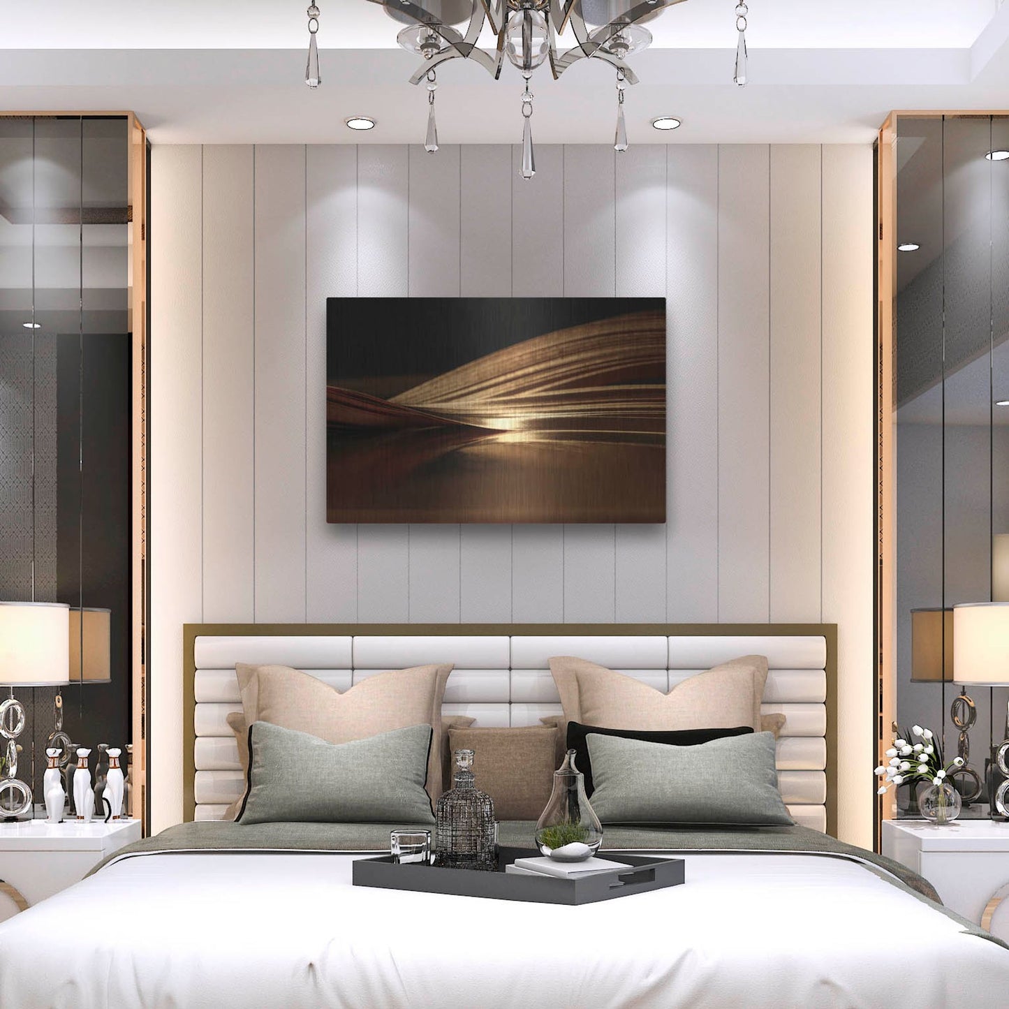 Luxe Metal Art 'Sif' by Luxe Portfolio, Metal Wall Art,36x24