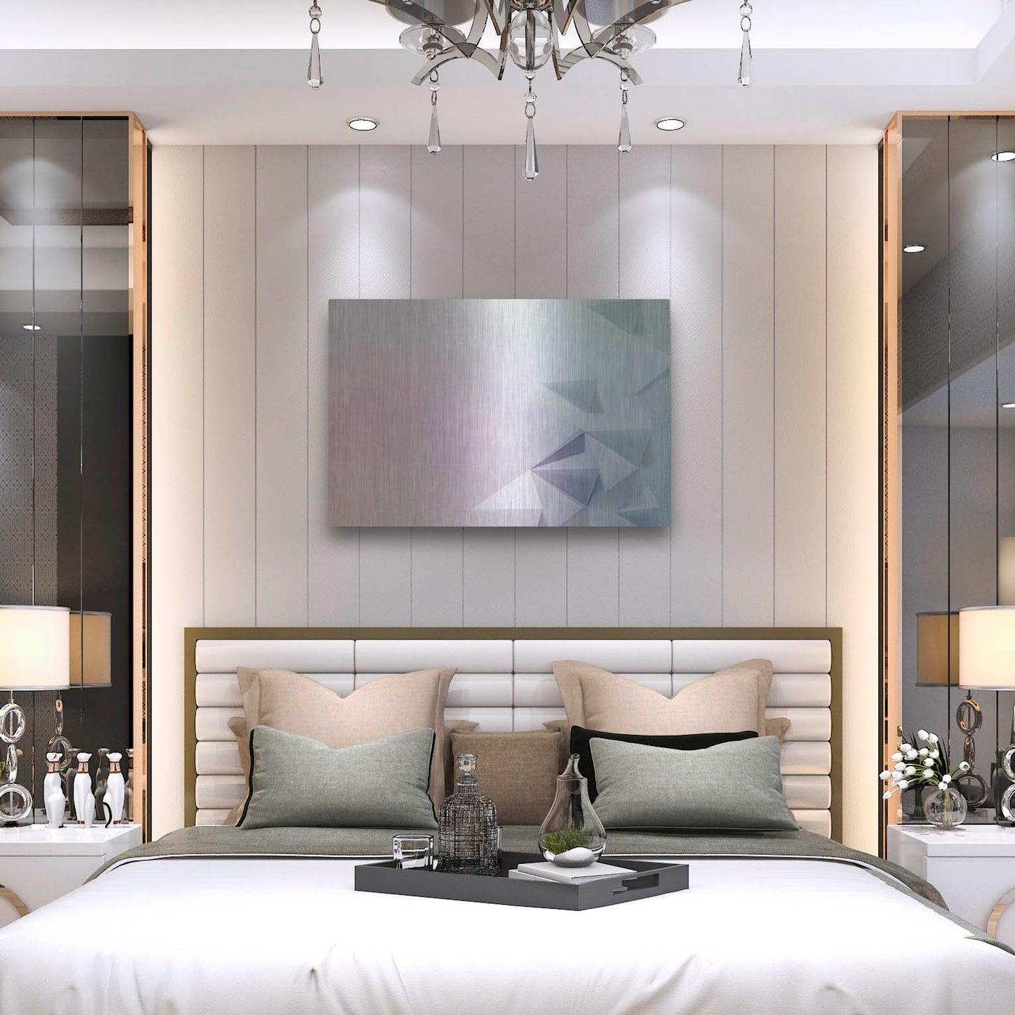 Luxe Metal Art 'Pastel Oregome' by Luxe Portfolio, Metal Wall Art,36x24