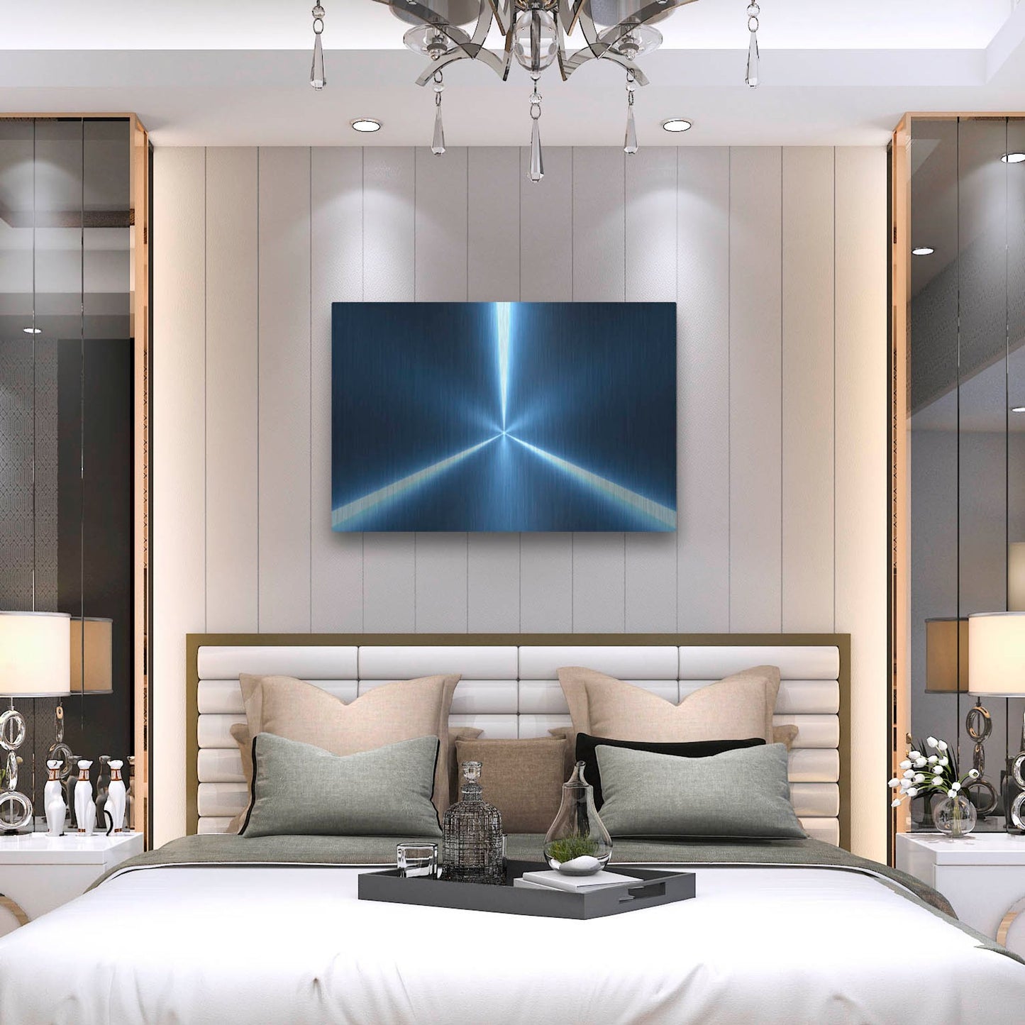 Luxe Metal Art 'Oncoming' by Luxe Portfolio, Metal Wall Art,36x24