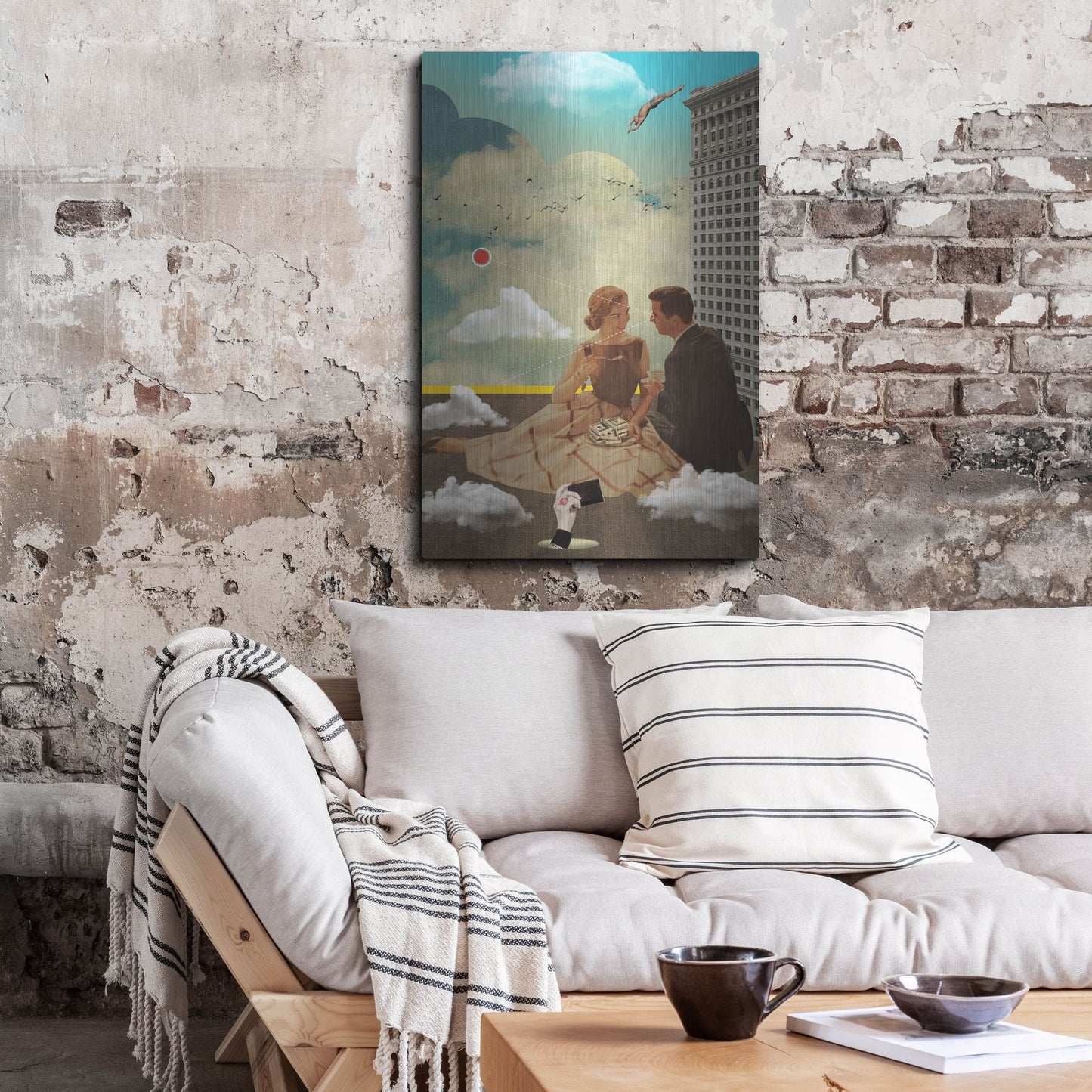 Luxe Metal Art 'All Eyes On Me' by Elo Marc, Metal Wall Art,24x36