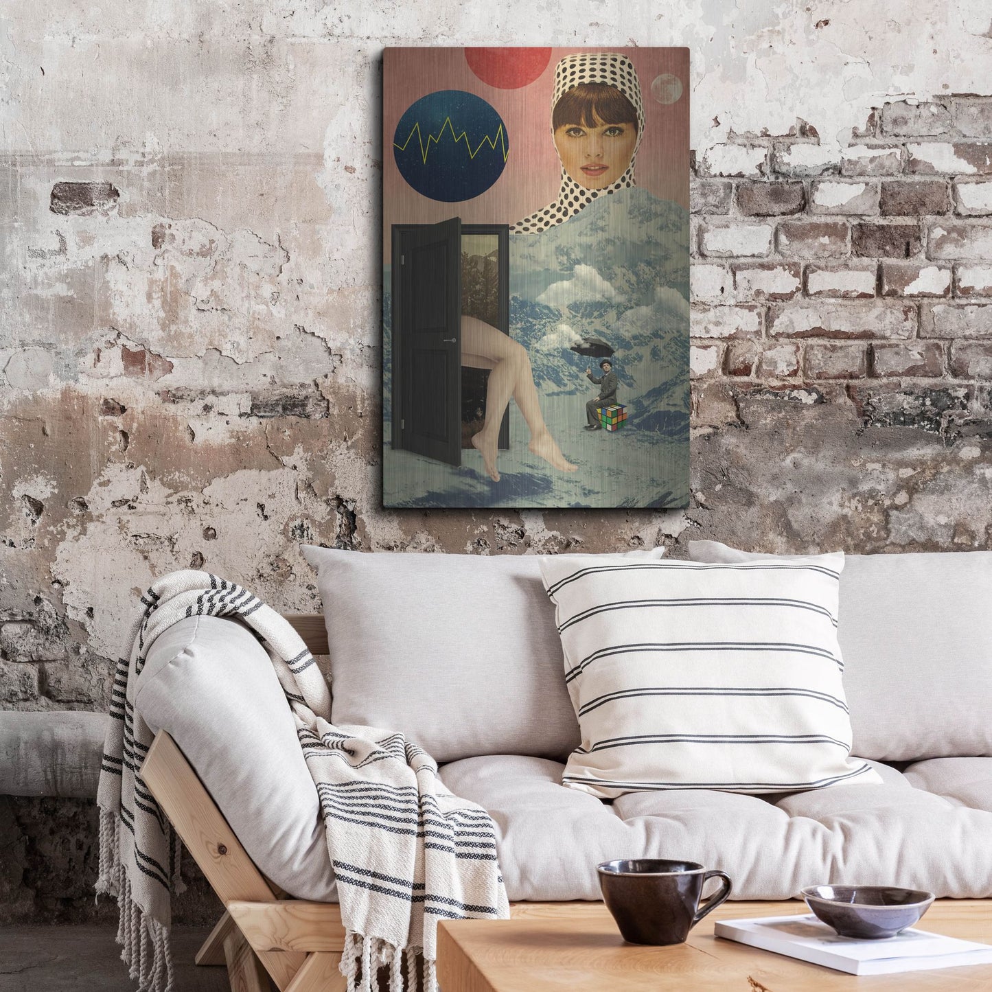 Luxe Metal Art 'Beyond The Unknown' by Elo Marc, Metal Wall Art,24x36