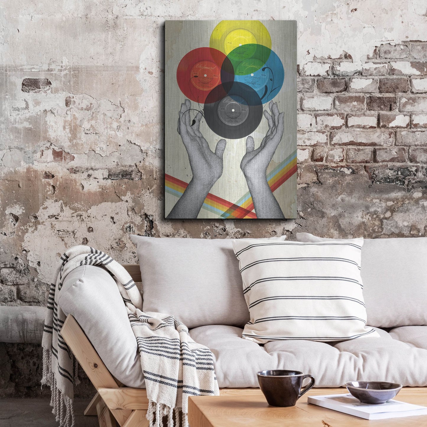 Luxe Metal Art 'CMYK The Creation Of Retro' by Elo Marc, Metal Wall Art,24x36