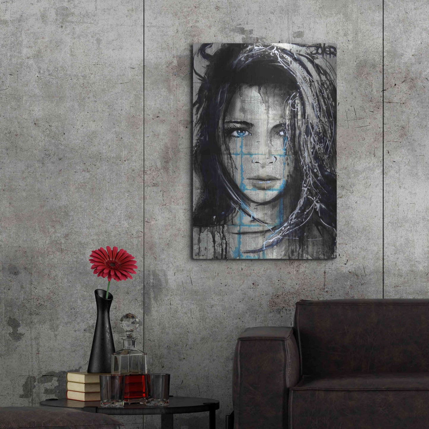 Luxe Metal Art 'Somedays2' by Loui Jover, Metal Wall Art,24x36